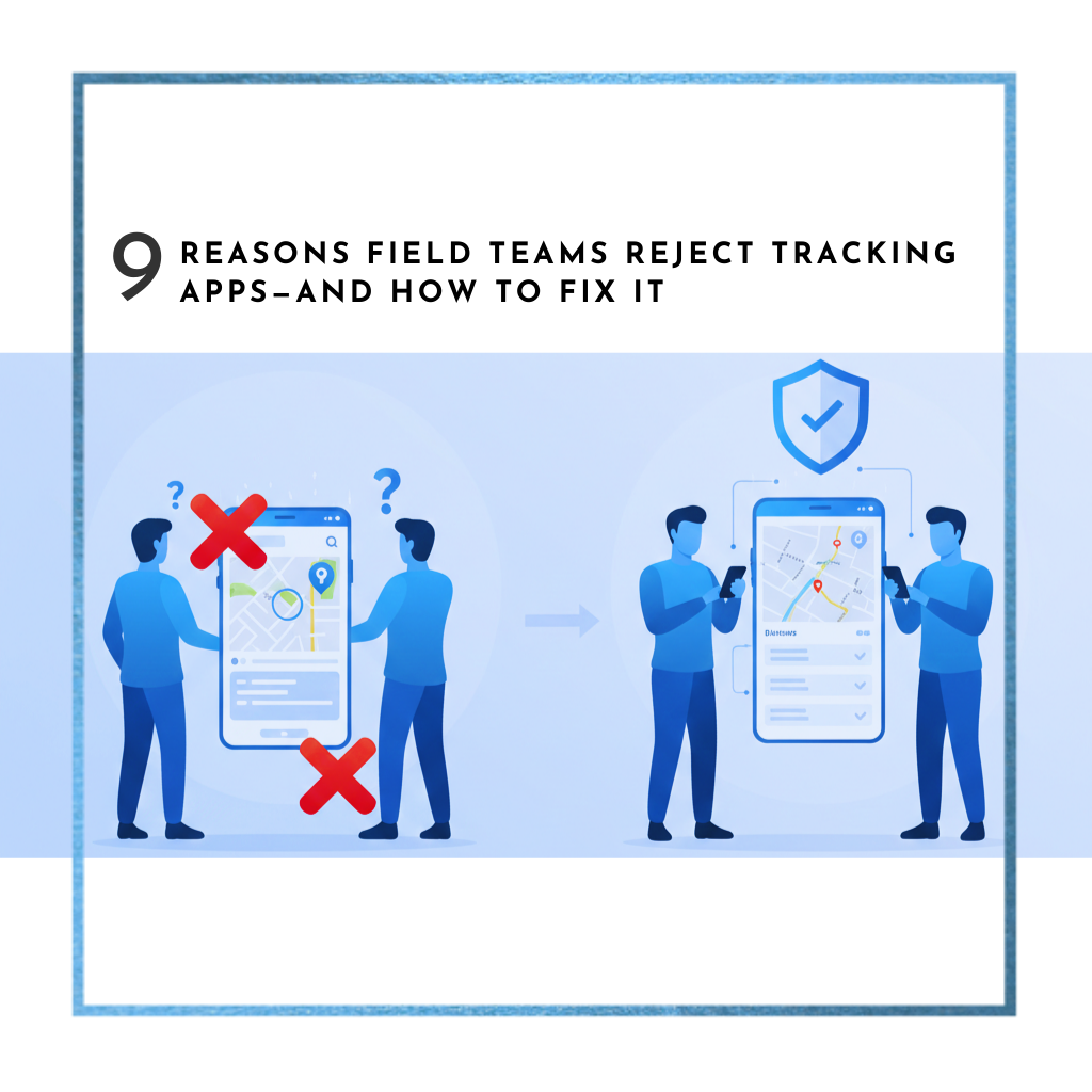 9 Reasons Field Teams Reject Tracking Apps—and How to Fix It
